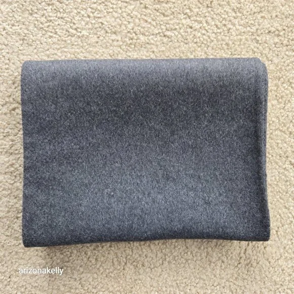 Wool Cashmere Grey Woven Scarf--Possibly Toteme